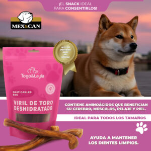 Viril de Toro Deshidratado para Perros